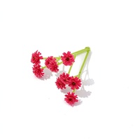 Bunga Babys Breath Mini Buatan, Batang Bunga Plastik Realistis, Buket DIY Buatan Tangan, Dekorasi Pernikahan Miniatur