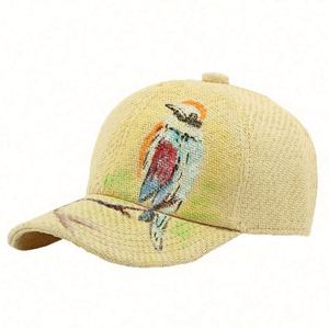 2025 New Summer Straw Baseball Cap Men Women Personalized <b>Sunscreen</b> Sunshade Hat Hand-Painted Graffiti Baseball Cap - Product Image 5