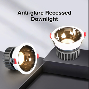 Nouveau Spot LED Encastrable Rond Anti-Éblouissement en Aluminium 7W 12W 20W pour Plafond, Idéal Salon et Chambre - Product Image 2