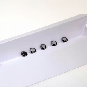 Diamante Moissanite Melee da 0,8 mm a 2,9 mm, colore nero, pietra <span class=keywords><strong>di</strong></span> accento per incastonatura micro-pavé <span class=keywords><strong>di</strong></span> gioielli hip hop, pendenti e orologi. - Product Image 6