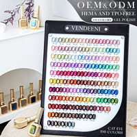 Kit de vernis à ongles gel œil de chat aux fruits, 100 couleurs, sans HEMA ni TPO, à retirer par trempage, vente en gros, kit de gel UV personnalisé et échantillon sur support en cuir