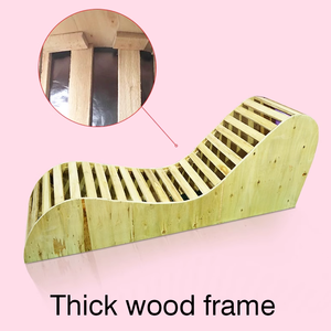 मल्टीफंक्शनल एस-आकार प्यार जोड़े मजेदार फोल्डेबल सोफा वैकल्पिक मल्टी-कलर कूलिंग फीचर होटल बेडरूम के लिए - Product Image 2