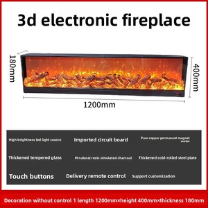अनुकूलित फायरप्लेस कोर सिमुलेशन लौ एम्बेडेड इलेक्ट्रॉनिक चिमनी सजावट कैबिनेट अमेरिकी शैली इलेक्ट्रिक फायरप्लेस - Product Image 6
