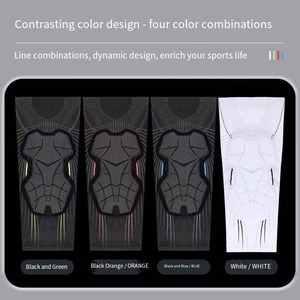 Genouillères de sport pour le basketball, protection anti-collision en éponge alvéolée, épaisses, souples, légères, respirantes, en spandex, pour l'été - Product Image 2