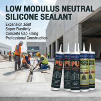 Scellant en silicone neutre à faible module pour joints de dilatation, remplissage de fentes dans le béton, super élasticité, construction professionnelle