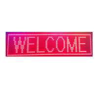 Écran d'affichage LED monochrome programmable WIFI P10 pour éclairage intérieur personnalisé, panneau d'affichage à texte défilant extérieur, écran LED programmable