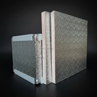 Panneau en mousse phénolique rectangulaire double face en aluminium, résistant à l'humidité, antibactérien, anticorrosion, anti-poussière, pour hôpitaux et écoles
