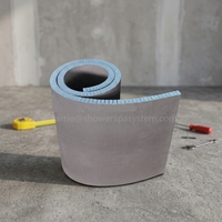 Panneau de support en mousse XPS flexible pour chauffage par le sol, matériau polystyrène, conception incurvée flexible, murs arqués, salles de bain, garantie 5 ans