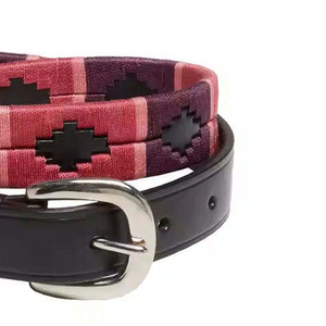 เข็มขัดโปโลสำหรับม้า น้ำหนักเบา สวมใส่สบาย ตัวล็อคแน่นหนา เข็มขัดโปโลสำหรับขี่ม้า บุนุ่ม ขอบเรียบ กระชับพอดี - Product Image 4