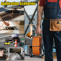 Caméra d'inspection de tuyaux portable 10M, étanche IP68, pour égouts et canalisations, pour plombiers et usage domestique