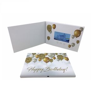 Brochure vidéo numérique LCD A5 de 4.3 pouces faite à la main nouvelle carte de voeux vidéo de conception pour le marketing d'affaires fournitures de fête promotionnelles - Product Image 5