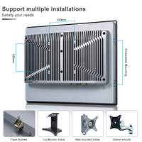 PC industriel haute performance 15 pouces, écran tactile sans ventilateur Intel I3-1215U, ordinateur 2.5GbE IP66, panneau HMI
