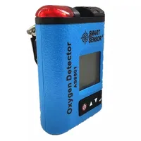 Monitor gas O2 portabel isi ulang 0-30%VOL alarm suara cahaya getaran tiga tingkat industri detektor oksigen