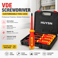 Juego de Herramientas Aisladas VED 1000V OEM de Fábrica, Estuche Rígido, Kit de Herramientas para Electricista, Llaves Ajustables de Acero al Cromo Vanadio