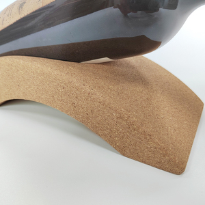 Casier à vin en bois Porte-bouteille en liège naturel Casier à vin en liège écologique - Product Image 4