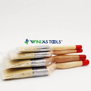 Brochas <span class=keywords><strong>de</strong></span> cerdas <span class=keywords><strong>de</strong></span> cerdo al por mayor, brochas multiusos con mango <span class=keywords><strong>de</strong></span> madera para decoración del hogar, tintes, barnices, pegamento y limpieza - Product Image 1
