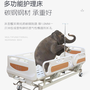 Lit médical manuel New Century XSJ-268 avec fonction de levage du dossier de 0 à 85 degrés pour personnes âgées et patients paralysés - Product Image 2