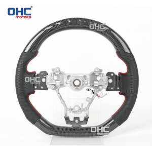 Volante in Vera Fibra di Carbonio con LED per <span class=keywords><strong>Subaru</strong></span> <span class=keywords><strong>STI</strong></span> <span class=keywords><strong>WRX</strong></span> S209 2015-2020 con Indicatore di Cambio LED, Magazzino USA - Product Image 2