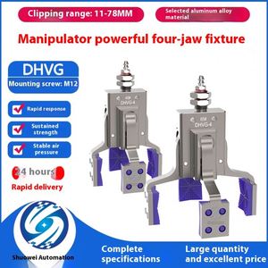 Pince de préhension pneumatique JJD à commande d'air, fixation magnétique à quatre mâchoires, manipulation facile, robots articulés en caoutchouc 220V/110V - Product Image 2