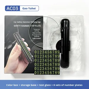 مطرقة هروب متعددة الوظائف لكسر النوافذ <span class=keywords><strong>3</strong></span> في <span class=keywords><strong>1</strong></span> جديدة لأداة أمان السيارة رقم لوحة ركن - Product Image 4