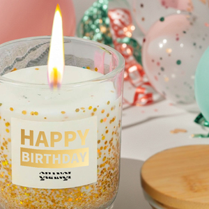 金属蓋付き卸売カスタムロゴ高級大豆香料キャンドル - 誕生日、結婚式、新年、卒業シーズンのギフト - Product Image 2