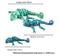 Figurine de dragon articulée imprimée en 3D SDL12, corps entièrement mobile, jouets imprimés en 3D, articulations réalistes, modèle de lézard, jouet de décoration