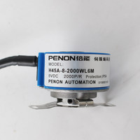 Encodeur rotatif à arbre creux H45A-8-2000WL6M, 2000 PPR, capteur optique à sortie d'impulsions, capteur de position pour automatisation industrielle