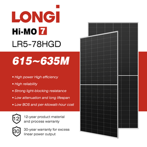 โมดูลพลังงานแสงอาทิตย์ LONGi LR5-78HGD 615-635W พร้อมประสิทธิภาพการดูดซับแสงสองด้านสูงและการเสื่อมสภาพต่ำสำหรับระบบผลิตไฟฟ้าพลังงานแสงอาทิตย์ประสิทธิภาพสูง LR5-78HGD(615-635W) Hi - Product Image 5