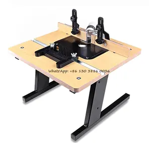 Mesa de placa de inserción de enrutador para bancos de carpintería, fresadora de madera eléctrica, mesa de guía de placa de tapa, gran oferta