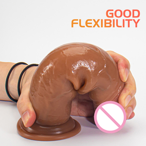 Prix d'usine Jouets sexuels pour femmes Masturbation Grand Godemichet Souple Étanche Écologique Jouet pour adultes Pénis artificiel - Product Image 6