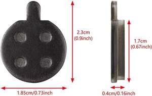 ชุดเบรกดิสก์ล้อหลังสำหรับสกู๊ตเตอร์ไฟฟ้า RTS แผ่นรองแรงเสียดทาน อะไหล่สำหรับสกู๊ตเตอร์ไฟฟ้า M365 Pro - Product Image 4