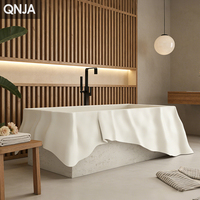 Baignoire Spa de Luxe Autoportante en Pierre Artificielle avec Design Personnalisé pour Hôtels et Maisons Modernes – Baignoire de Relaxation