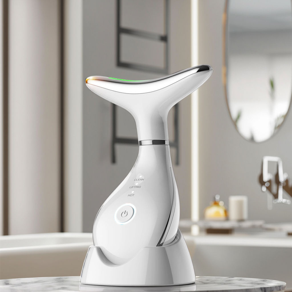 KKS 3-Color LED Light Therapy Device | Home Use Beauty Equipment for Skin Tightening | High-Frequency Operation with EU/UK Plugs – orangles Kuwait