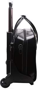 Sac de voyage d'affaires en cuir PU OEM, sac à roulettes amovible, sac de voyage de nuit pour femmes avec roulettes - Product Image 2