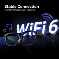 Lunettes Intelligentes SMA 1080P avec Enregistrement Vidéo HD, Changement de Couleur, IA, Caméra 16 Go, Contrôle des Appels et Intégration ChatGPT