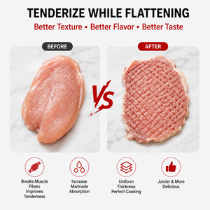 เครื่องกดเนื้อไก่สดสำหรับใช้ในเชิงพาณิชย์ เครื่องกดเนื้อหมูสันใน - Product Image 4