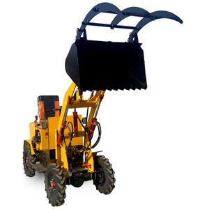 Pertanian Pertanian multifungsi, pemuat roda Mini elektrik 4WD dengan berbagai lampiran - Product Image 3