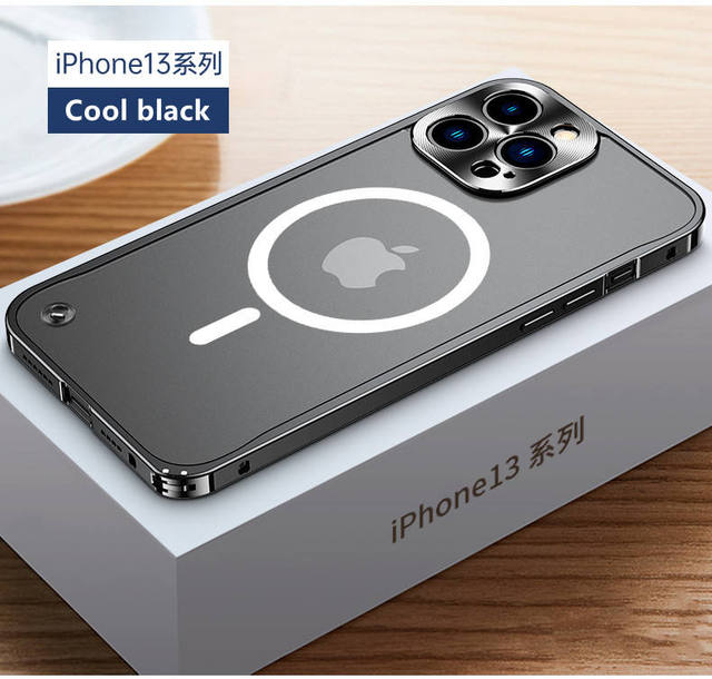2025 Aluminum Metal Full protection Mobile Phone Cover for iPhone 16 15 14 13 12 11 Pro Max Alloy Cell Phone Case