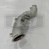Tuyau d'échappement haute performance avec isolation thermique pour Mercedes-Benz W205 C200 C250 C300 2015-2020