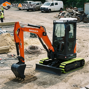 Envío gratuito: Excavadora agrícola de orugas de 1, 2 y 3 toneladas, nueva microexcavadora y miniexcavadora Hyundai. - Product Image 3