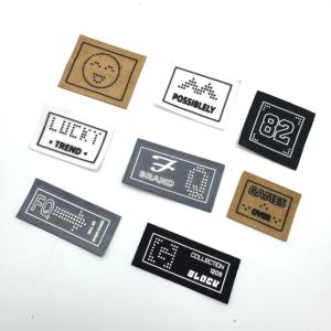 High Quality Washable <strong>PVC</strong> Woven <strong>Labels</strong> Digital <strong>Printing</strong> Custom Logo Embroidery Custom Size Rectangle Stitched No Fold Garment - Product Image 2