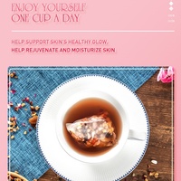 Chinaherbs - Té Aclarante para el Cuidado de la Piel Natural al por Mayor, Té para el Cuidado de la Piel, Venta Caliente, Sin Conservantes, Belleza Radiante y Blanqueadora