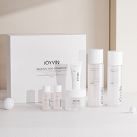 Ensemble de bouteilles de lotion et de pots de crème en plastique en céramique alu personnalisés de luxe pour conteneur d'emballage cosmétique de shampooing et de crème pour le visage