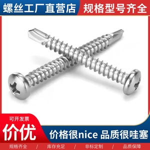 Vis autoperceuses Tai Chenming en acier inoxydable 410 à tête ronde Phillips pour tôles ondulées - Product Image 4