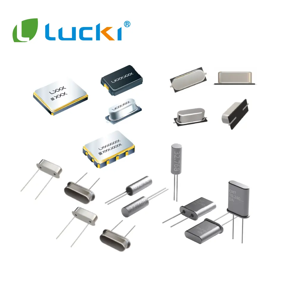 Lucki Composants électriques smd cristal 32.768kHz oscillateur à cristal Oscillateur passif cristal 32.768kHz 7pF