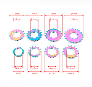 Bánh răng xe đạp cố định POLSO FC008 12T-20T có vòng khóa bằng titan, xe đạp một tốc độ - Product Image 3