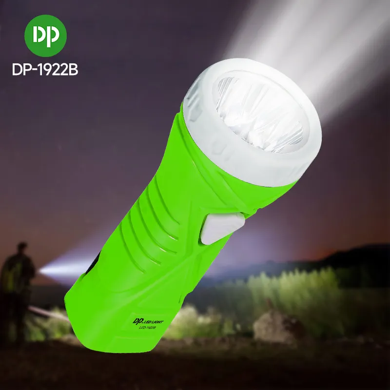 Lampe de poche électrique Rechargeable d'urgence pour l'extérieur avec 5 LED