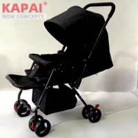Poussette Bébé APAI à Quatre Roues, Design Moderne, Pliable, Légère, Sûre et Confortable, Idéale pour la Cuisine, la Salle à Manger et la Chambre
