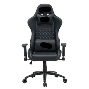 gaming chair 8608 racing chair pu fabric chair RGB LED Paracon damator