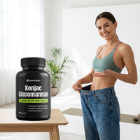 Capsules de Glucomannane de Konjac OEM/ODM pour la Détoxification, la Perte de Poids, la Suppression de l'Appétit et les Fibres Alimentaires pour Adultes